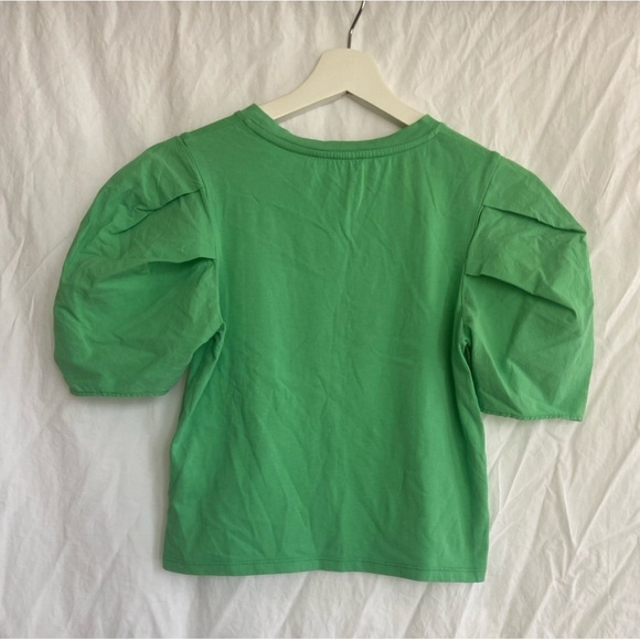 Zara VOLUMINOUS PLEATED TOP Puff  Blouse, Size Small - Picture 10 of 14